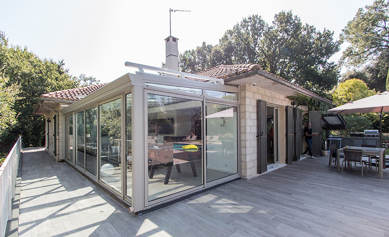 Véranda traditionnelle droite - photo13