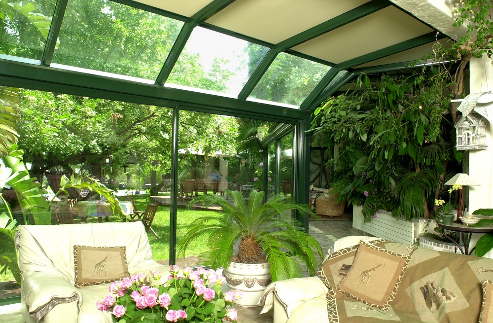 Véranda traditionnelle en forme - JUILLARD (1)