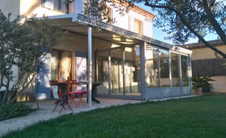 Véranda contemporaine droite - photo10