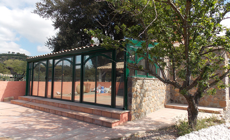 Véranda contemporaine droite - photo11