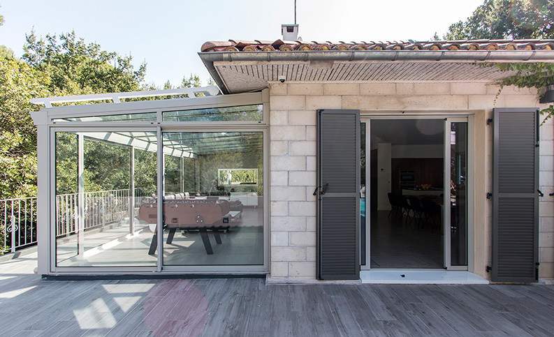 Véranda contemporaine droite - photo14