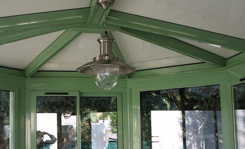 Véranda contemporaine pan cassé - photo10