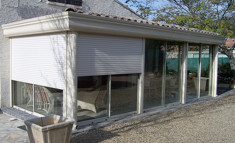 Véranda contemporaine pan coupé - photo29