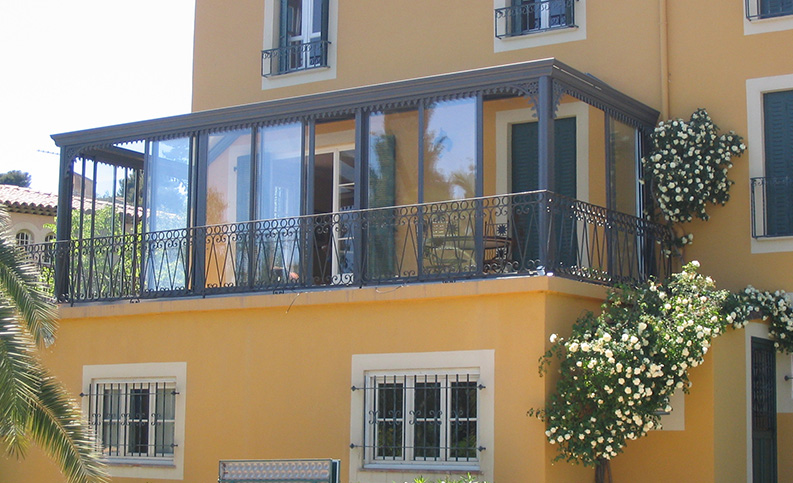 Véranda contemporaine pan coupé - photo8