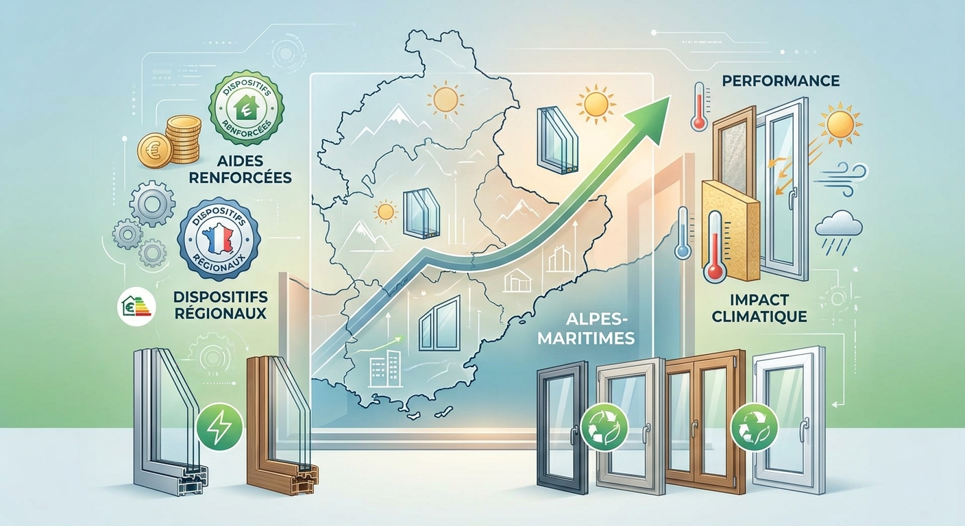 Fenêtres Alpes-Maritimes : La Rénovation Énergétique en Plein Essor