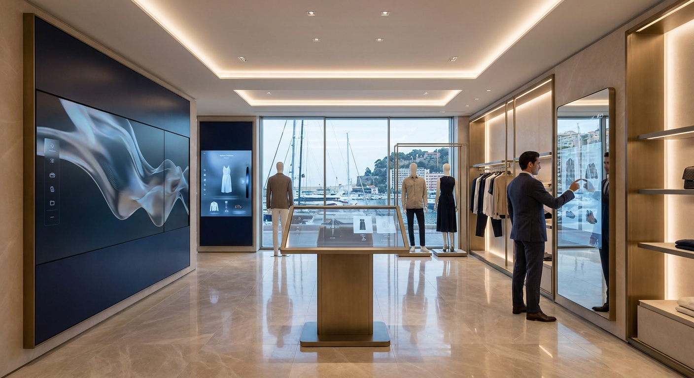 Monaco : Nouveaux Stores Connectés Révolutionnent le Shopping