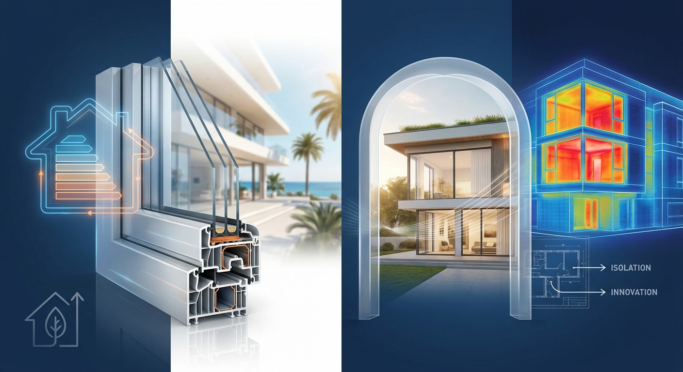 Menuiserie PVC à Cannes: L'Essor de l'Efficacité Énergétique
