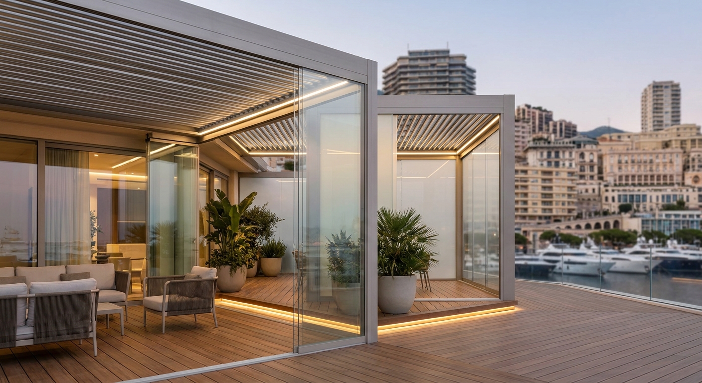 Véranda Monaco : Luxe & Innovation à Ciel Ouvert